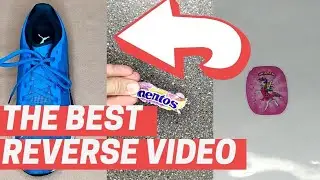 BEST REVERSE How To Tie Your Shoelaces | Incredible Mentos | Pink Unicorn