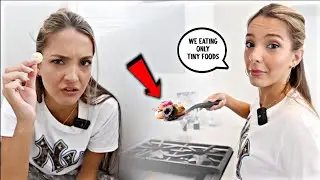 Alexa Rivera | 100 hours Of Eating Only TINY Foods | AMP World