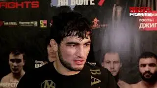 Фатхидин Собиров.  Слова после боя.  RCF Korston Fights   Битва на Волге 7