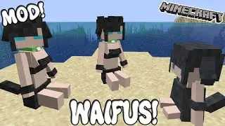 WAIFUS! Minecraft 1.19.2 MOD QUEEN CATS & DOGS!
