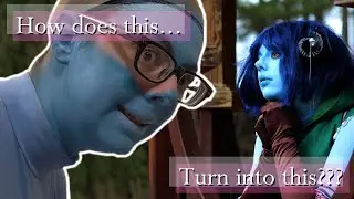 Hi I'm blind and here's how I put on my Jester makeup