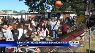 Houston elementary school hosts positive behavior party