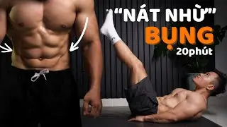 CHỈ DẪN NHƯ PT TRỰC TIẾP: 20 Phút TẬP BỤNG MỎI NHỪ | Series 20 PHÚT LÀ ĐỦ