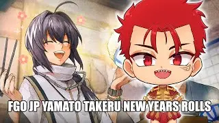 FGO JP  - 🔥 NON BINARY SABER IS HERE 🔥 -  FGO JP NEW YEAR YAMATO TAKERU GACHA 👺