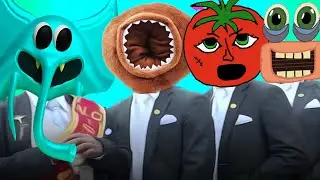 Coach Pickles & Roblox Doors & Mr Tomatos & Wubbox - Coffin Dance song (Remix)