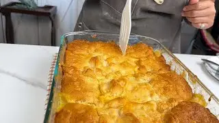 Easy one-pan chicken biscuit dinner