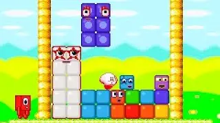 Kirby in Numberblocks Tetris 3