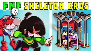 Friday Night Funkin' Vs Skeleton Bros FNF Mod