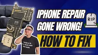 iPhone 13 Pro Max No Power after Back Glass Repair. How To Repair Cracked BBPMU!