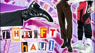 Try-On Winter Thrift Haul + Vintage Pickups (60's, 70's, 90's)