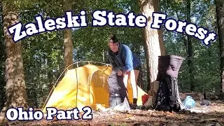 3 Days Backpacking in Zaleski State Forest, Ohio (with Cody!!)