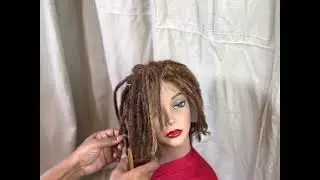 Loc A Lace Front Wig with a Dreadlock Machine