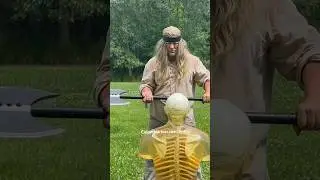 Viking Axe vs Ballistic Dummy        #ancientweapons #vikings