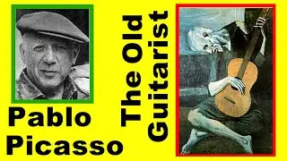 The Old Guitarist , Pablo Picasso,paint,art