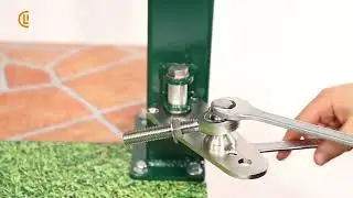 Charnière Excentro LOCINOX pour portail en pente - Installation