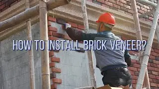 How to install brick veneer?