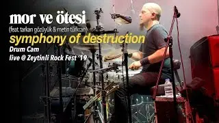 megadeth - symphony of destruction (drum cam) | live @ Zeytinli Rock Fest '19 - mor ve ötesi