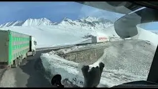 Вид сверху из кабины
