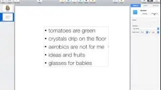 [Keynote Animations] Bullet points