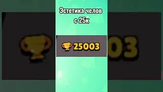 ЭСТЕТИКА ЧЕЛОВ С 25К | BrawlStars бравлстрас #shorts