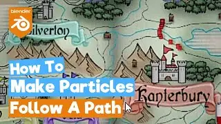 Blender Particles Tutorial: How to Make Particles Follow a Path (Animation)