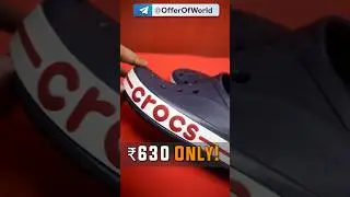 ₹630 Crocs Men Clogs Loot Deal - Telegram Broadcast Loot #latestoffer #lootdeal #offer