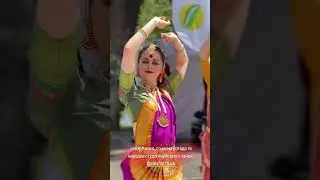 Індійські танці в центрі Києва | Bharatanatyam performance in Kyiv, Ukraine #bharatanatyam #shorts