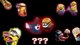 100 Minions {Mega Compilation} Sound Variations in 500 Seconds