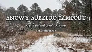 EXTREME Freezing Camping - A Subzero Solo Adventure