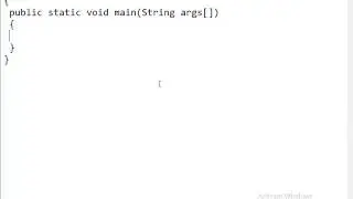 Java Tutorial 4 - Writing First Program 