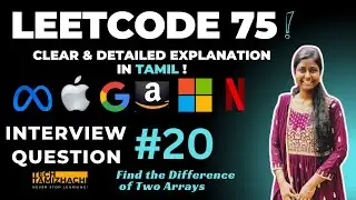 Find the Difference of Two Arrays | Leetcode Solution Using Set in Python & Java | Tamil Explanation
