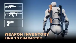 Unreal Engine 5 - Weapon Inventory  UI - Link to the Character (ALS 