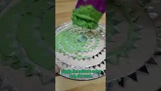 Mirror Mosaic Art #forbeginners #art #mosaicartwork #mirrors#satisfying #comment #senorita