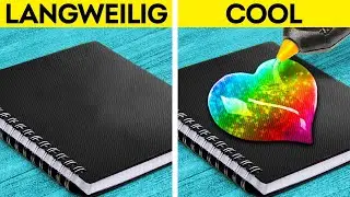 Tolle Mal-Ideen & Zeichen-Hacks. Einfache Mal-Ideen für Kunstwerke zu Hause