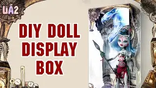 DIY: HOW TO MAKE DOLL DISPLAY BOX from Movie scenes