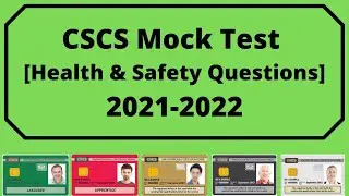 CSCS test 2021 | citb health and safety test 2021| cscs revision 2021 | cscs card | CiTB test