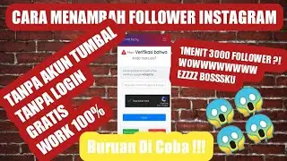 CARA MENAMBAH FOLLOWER INSTAGRAM TANPA LOGIN