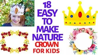 18 Nature Crown For Kids|| Nature Crown|| Primary Art Lesson