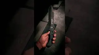 Tahoma Field Knife in Black Canvas or Tan Canvas Micarta handles.