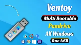 Multi Bootable USB Windows 7/8/10/11 | Ventoy Multi Bootable USB Pendrive Kaise Bnayen In Hindi