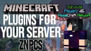 MINECRAFT PLUGINS✨ZNPCS│NPC│SPIGOT│2020✨