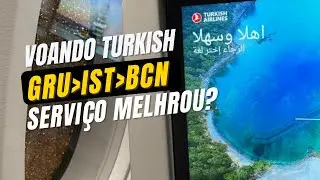 Voando TURKISH AIRLINES de SÃO PAULO para BARCELONA via ISTAMBUL