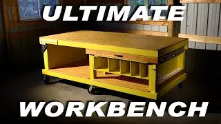 The ULTIMATE Mobile Workbench | Build a DIY movable workbench with storage and wheels!
