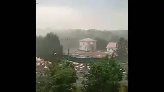 На Москву обрушился сильный ливень