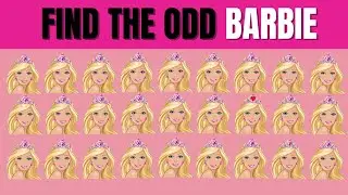 Can you Find the ODD BARBIE EMOJI Challenge? (Barbie edition) 99% fail in this challenge emoji quiz