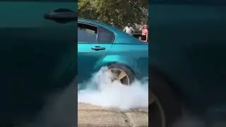 BMW M5 AND PONTIAC G8 GO CRAZY AT CAR SHOW!! #Shorts #Reels #viralvideo