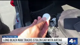 Long Beach man tracks stolen car with Apple Airtag