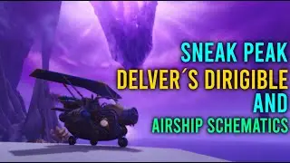 Ingame Footage AIRSHIP in The War Within - Customizable MOUNT - Schematics - Delver´s Dirigible