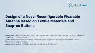 Design of a Novel Reconfigurable Wearable Antenna Based on Textile Materials and Snap on Buttons