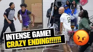 CONTROVERSIAL GAME ENDS IN CRAZY BUZZER BEATER | Cane Ridge vs. Hillsboro 2024 DISTRICT CHAMPIONSHIP